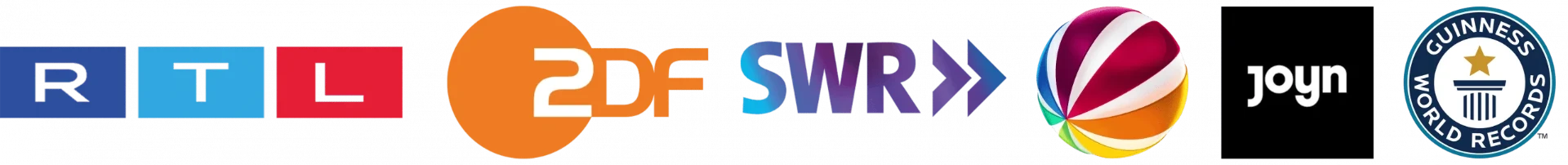 Bekannt aus RTL, ZDF, SWR, Sat.1, Joyn und Guinness World Records